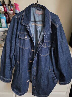 Light Jean Barn Coat